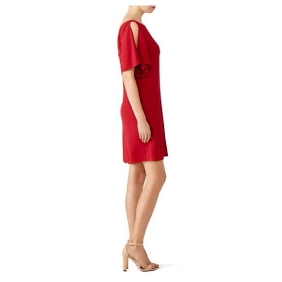 Theory Crimson Red Shift Dress size 4 - Picture 5 of 11